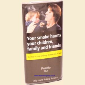 Pueblo Blue (Additive Free) Hand Rolling Tobacco 30g Pouch