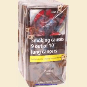 Pueblo Blue (Additive Free) Hand Rolling Tobacco 5 x 30g Pouches
