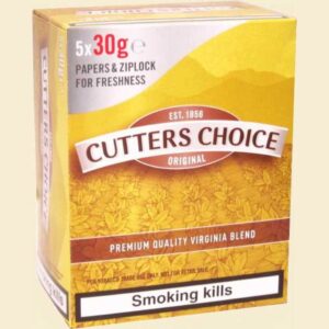 Cutters Choice Original Hand Rolling Tobacco 5 x 30g Pouches