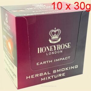 Honeyrose Earth Impact Herbal Smoking Mixture 10 x 30g Pouches