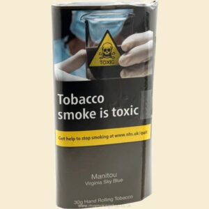 Manitou Virginia Sky Blue (Additive Free) Hand Rolling Tobacco 30g Pouch